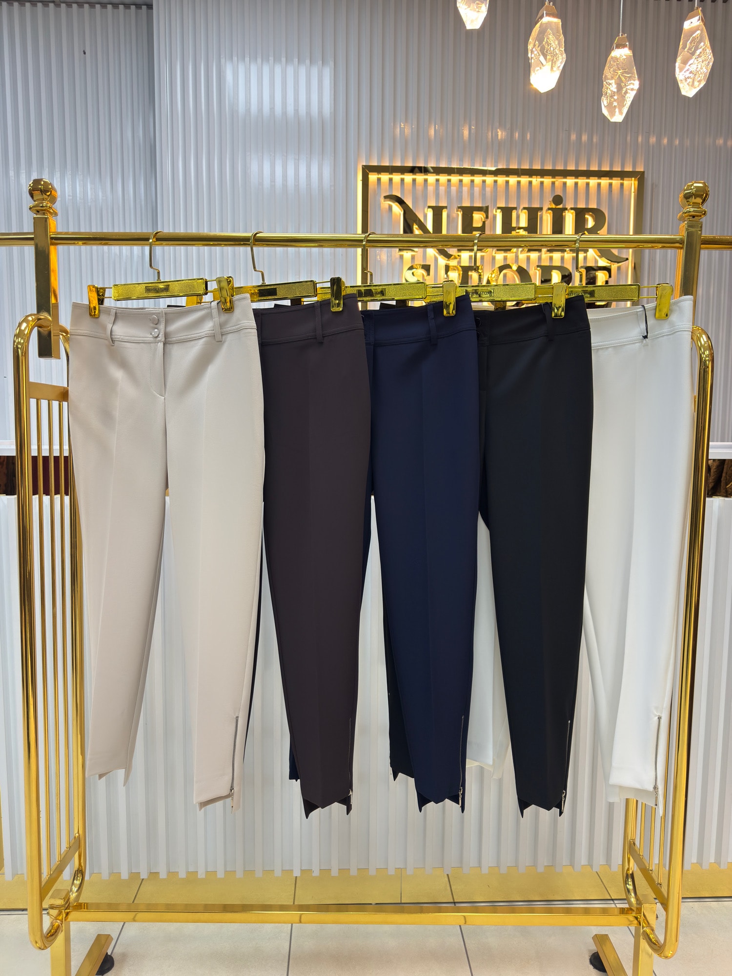 YUSUF ÖZDEMİR  PAÇA FERMUARLI PANTOLON